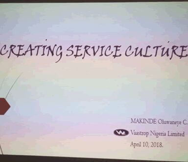 Creating Service Culture