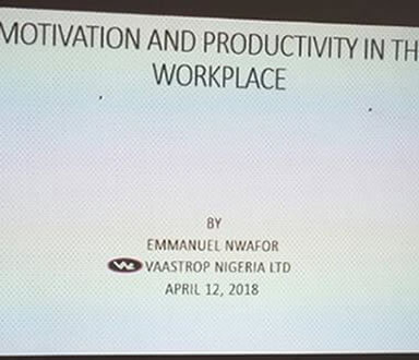 Motivation and Productivity in the Workplace