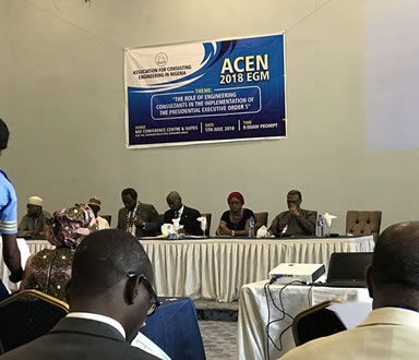 2018 EGM of the Association for Consulting Engineering in Nigeria